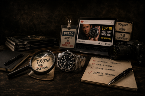THE WRISTWATCH MEDIA INDUSTRY CANNOT BE TRUSTED