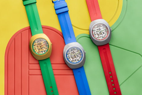 RADO DIASTAR ORIGINAL SKELETON A TRILOGY OF COLOR, INNOVATION, AND ICONIC DESIGN