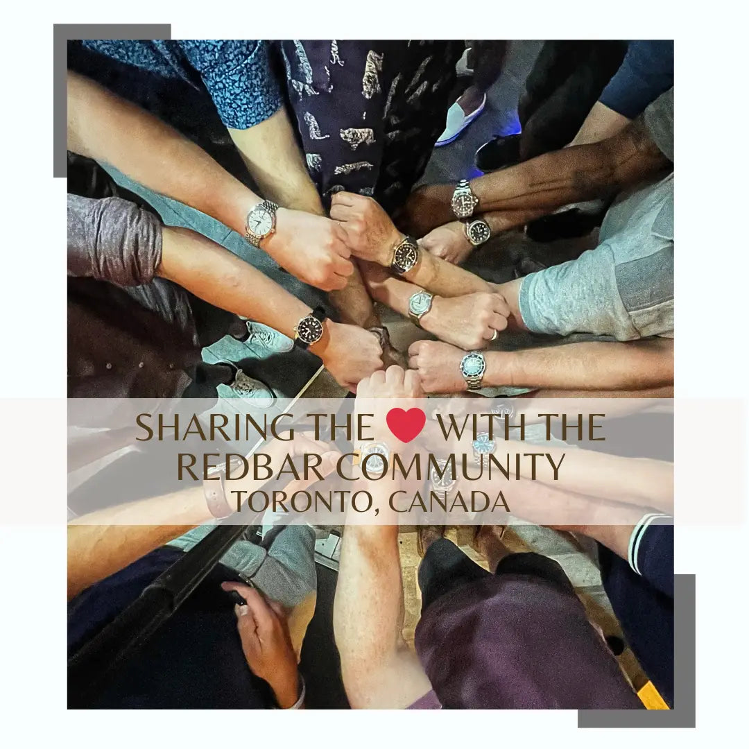 SHARING THE ❤️ WITH THE REDBAR COMMUNITY AT THE TORONTO CHAPTER