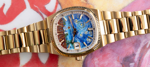 IFL WATCHES BULOVA SUPER SEVILLE STARRY NIGHT: AN ELEGANT HAND-PAINTED HOMAGE TO VAN GOGH