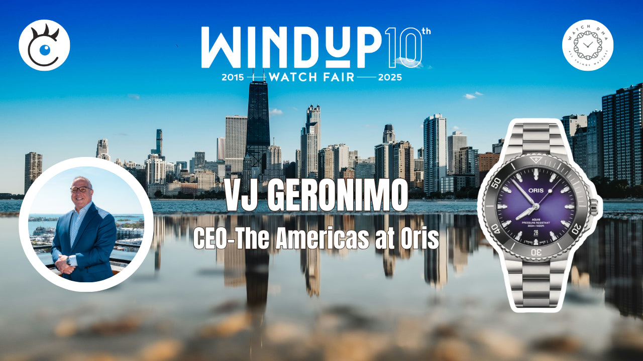 NEW ORIS SUMMER WATCHES | INTERVIEW WITH VJ GERONIMO