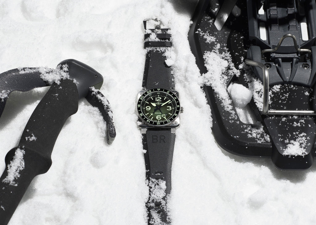 BR-03 GMT GREEN LUM: BELL & ROSS LIGHTS THE WAY FOR MODERN TRAVELERS