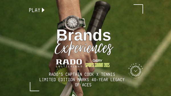 RADO’S CAPTAIN COOK X TENNIS LIMITED EDITION MARKS 40-YEAR LEGACY OF ACES
