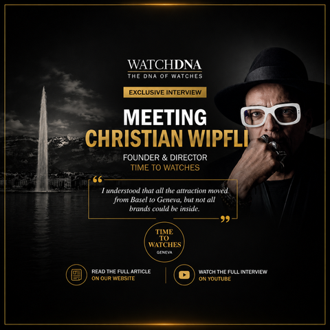 DISCOVERING THE DNA BEHIND TIME TO WATCHES WITH FOUNDER CHRISTIAN WIPFLI