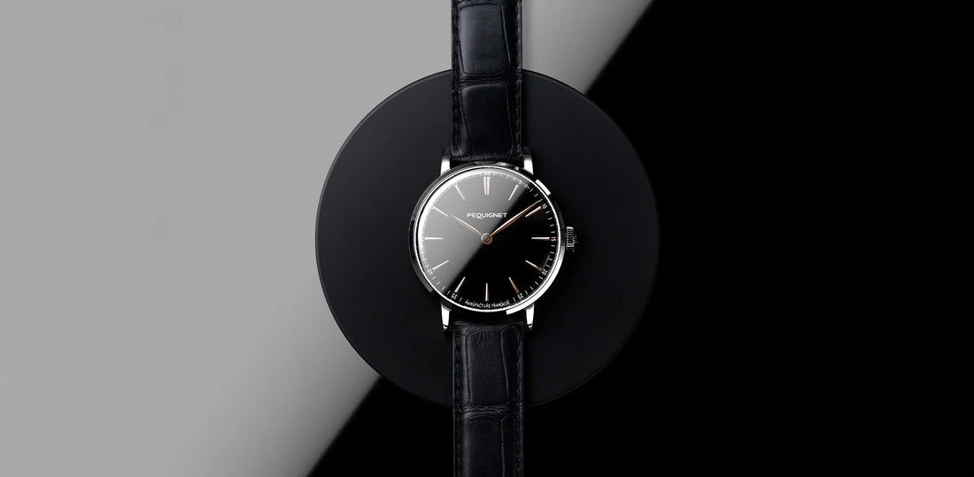 PEQUIGNET ATTITUDE ONYX: THE DEPTH OF BLACK IN A NATURAL STONE DIAL