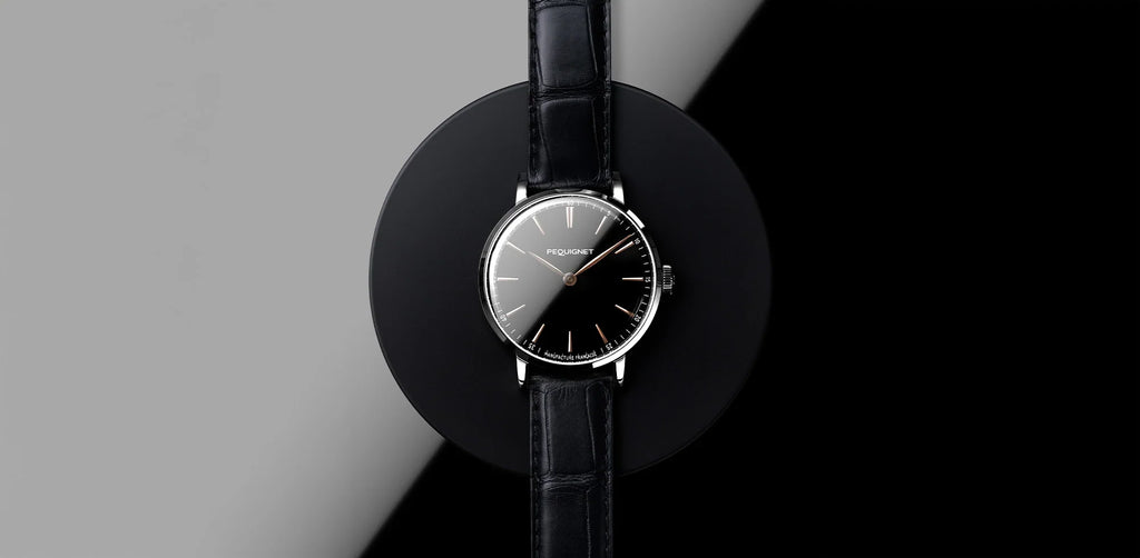PEQUIGNET ATTITUDE ONYX: THE DEPTH OF BLACK IN A NATURAL STONE DIAL