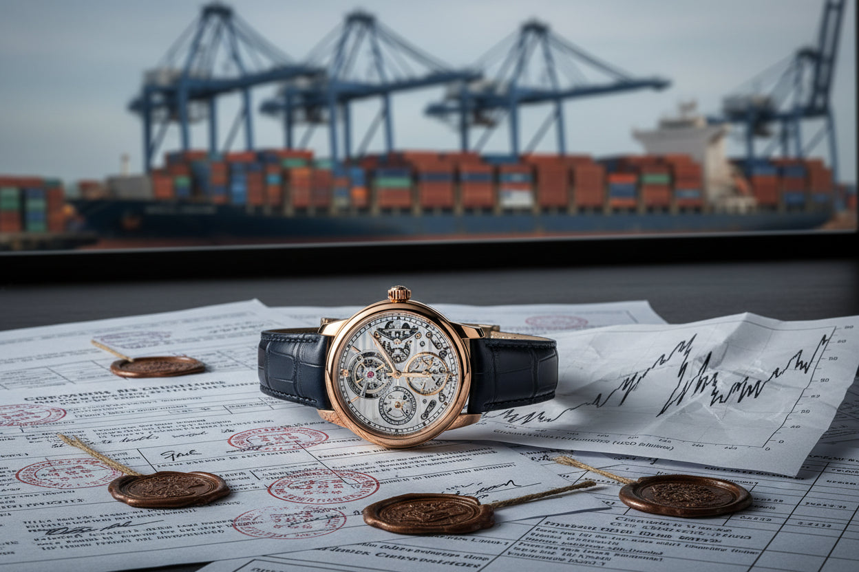 SWISS WATCH EXPORTS BOUNCE UP AND DOWN TO THE TUNE OF TARIFFS