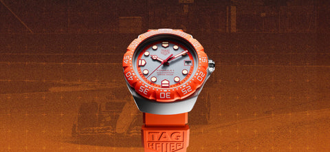 TAG HEUER FORMULA 1 SOLARGRAPH: ORANGE ENERGY FROM THE RACETRACK