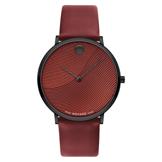 MOVADO - MODERN 47 - RED MUSEUM WITH FLAT DOT