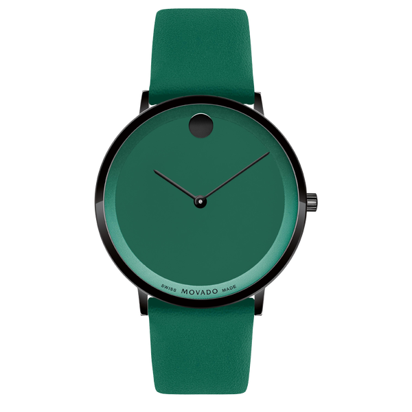 MOVADO - MODERN 47 - GREEN MUSEUM WITH FLAT DOT