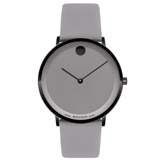 MOVADO - MODERN 47 - GREY MUSEUM WITH FLAT DOT