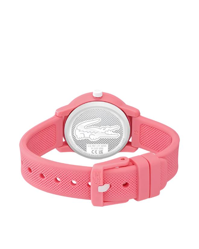 Lacoste Kids’ Lacoste.12.12 Pink Silicone Strap Watch 2030040