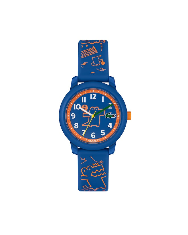 Lacoste Kids' L.12.12 Blue Silicone Watch 2030056