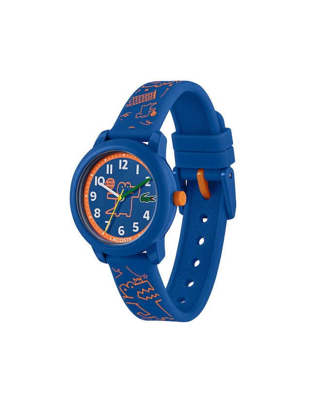 Lacoste Kids' L.12.12 Blue Silicone Watch 2030056