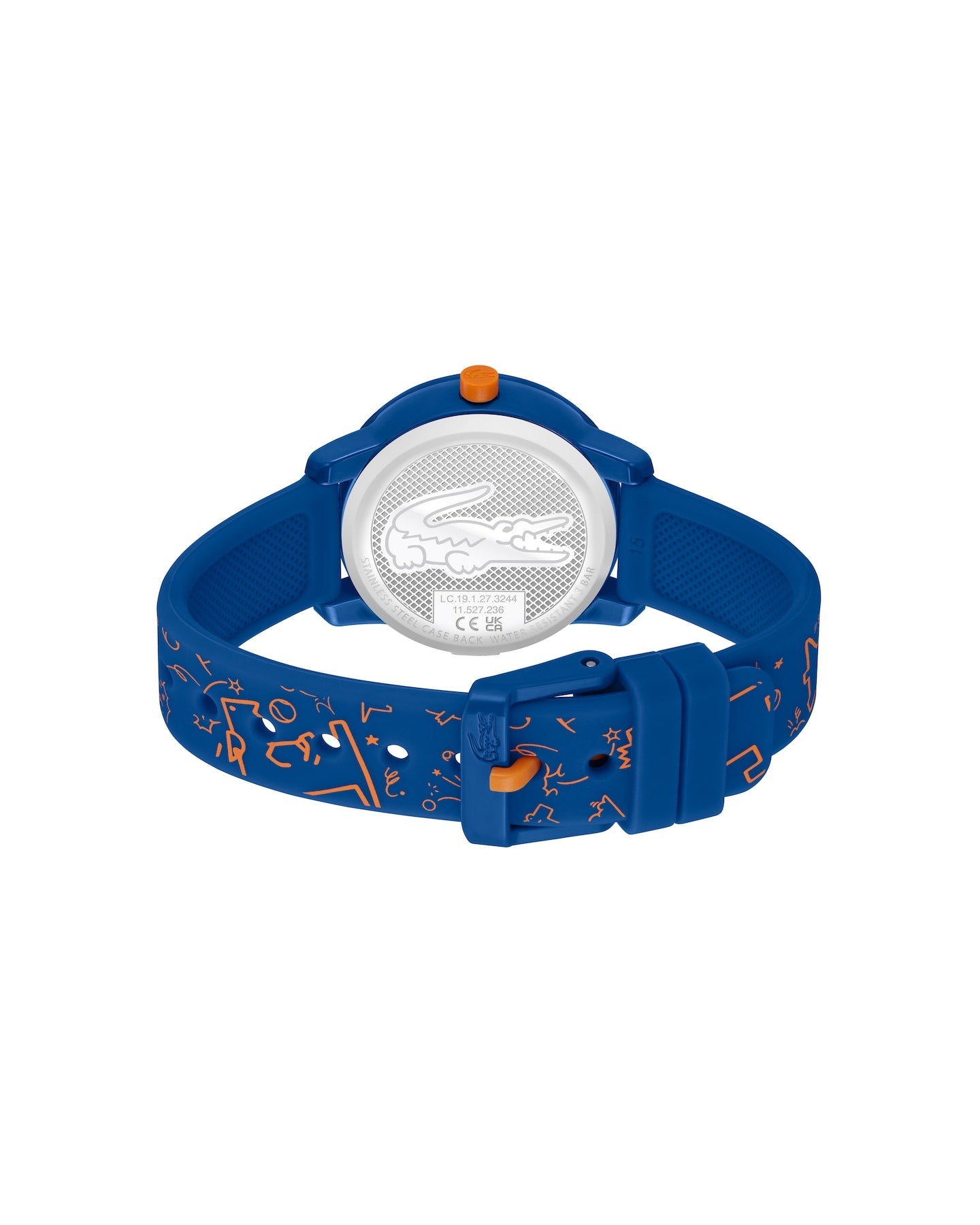 Lacoste Kids' L.12.12 Blue Silicone Watch 2030056