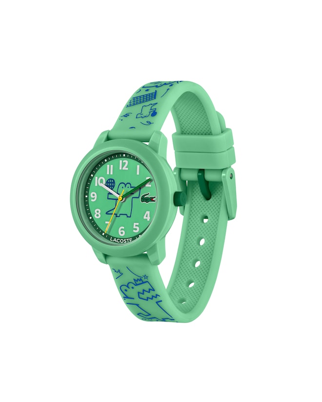 Lacoste Kids' L.12.12 Green Silicone Watch 2030057