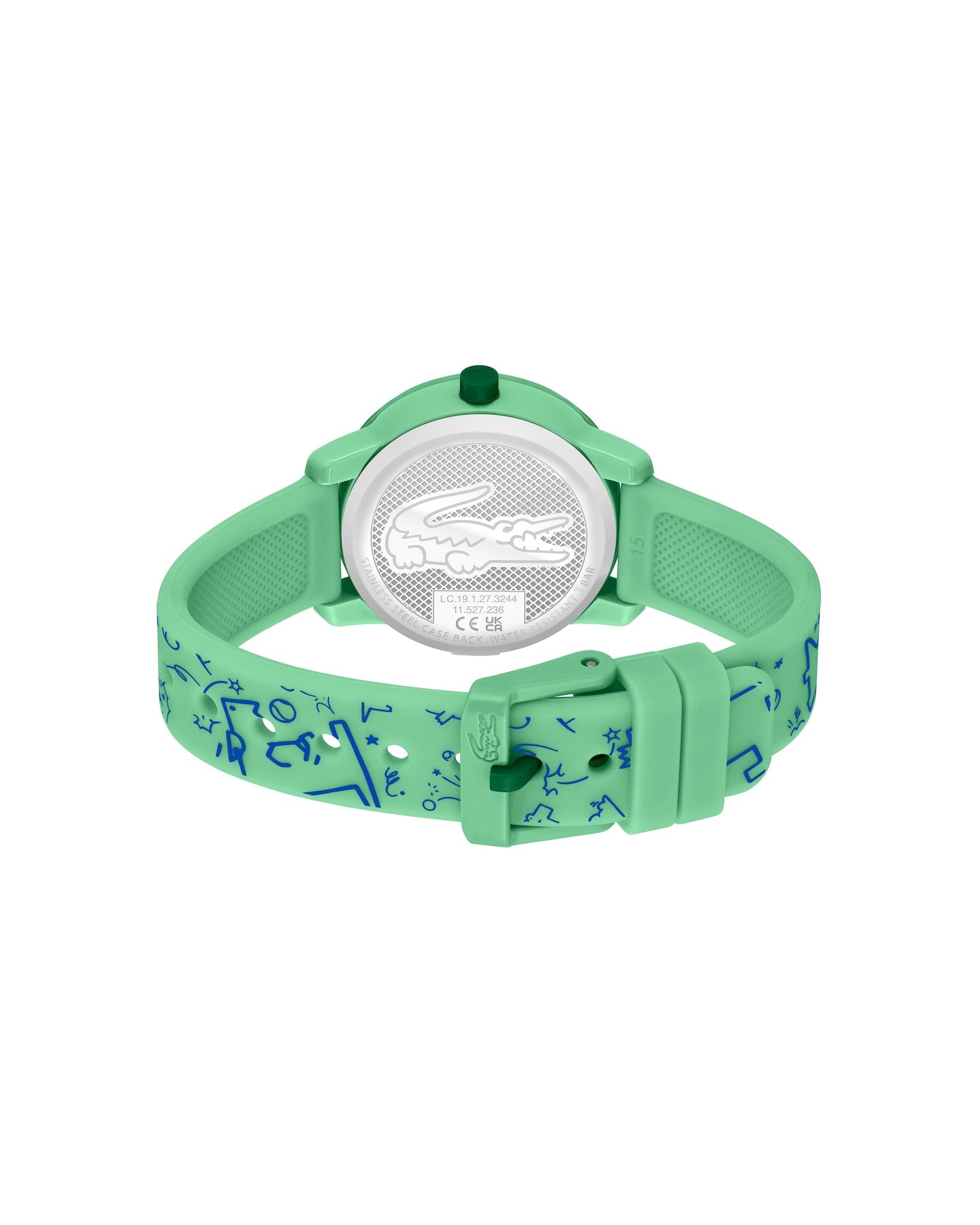 Lacoste Kids' L.12.12 Green Silicone Watch 2030057