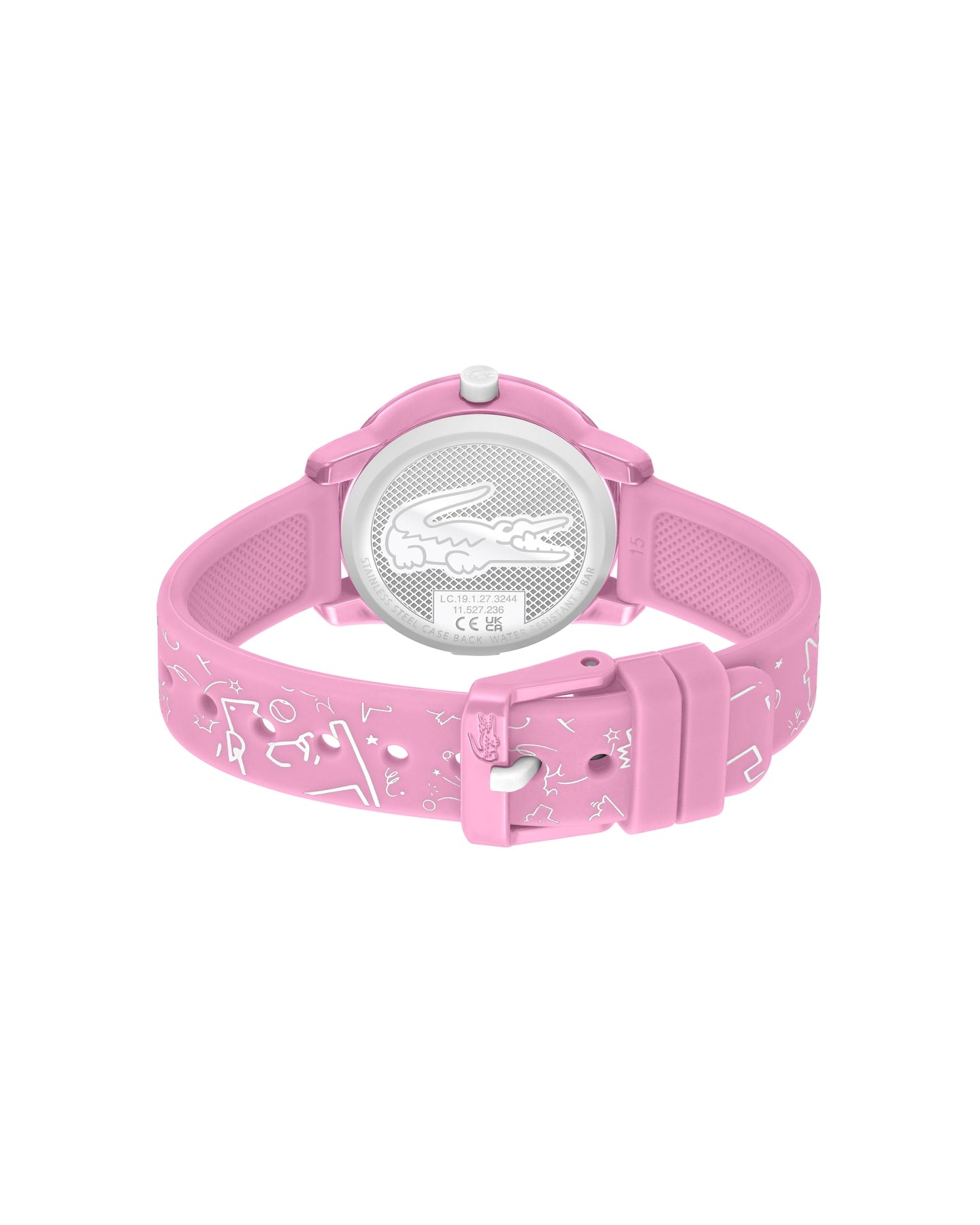 Lacoste Kids' L.12.12 Lavender Silicone Watch 2030058