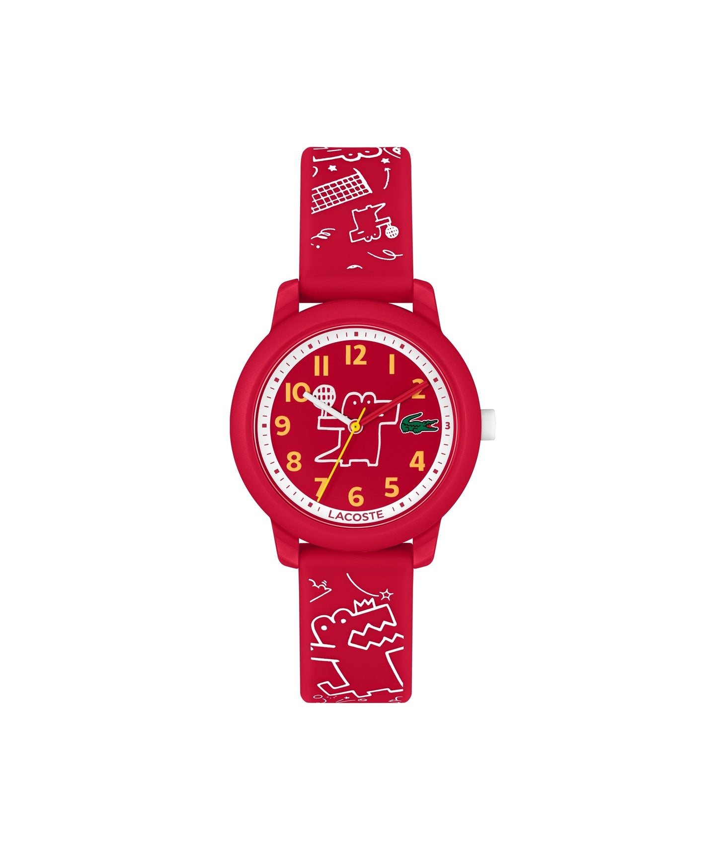 Lacoste Kids' L.12.12 Red Silicone Watch 2030059