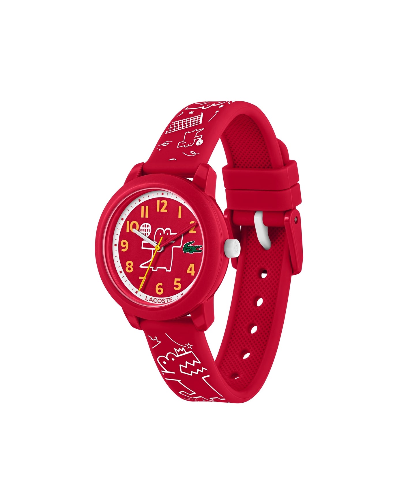 Lacoste Kids' L.12.12 Red Silicone Watch 2030059