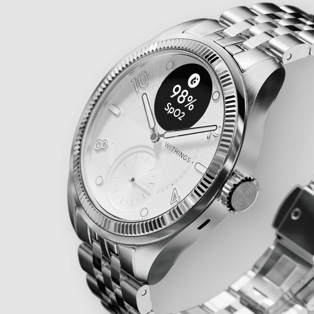 Withings ScanWatch Nova Brilliant - Titanium Grey