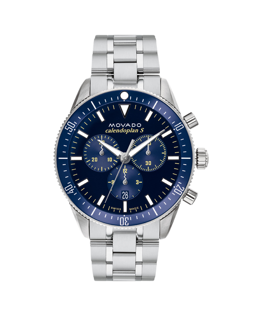 MOVADO HERITAGE CALENDOPLAN S CHRONOGRAPH - 3650124