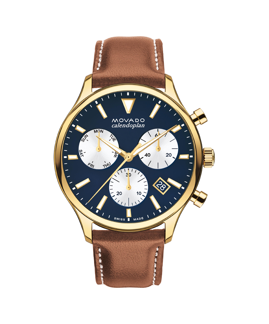 MOVADO HERITAGE CALENDOPLAN CHRONOGRAPH - 3650148