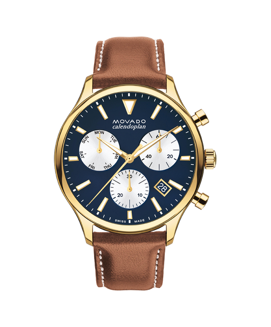MOVADO HERITAGE CALENDOPLAN CHRONOGRAPH - 3650148