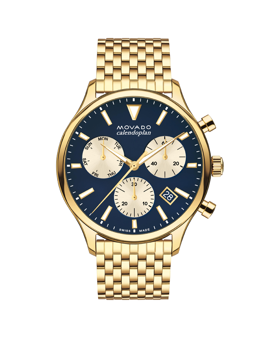MOVADO HERITAGE CALENDOPLAN CHRONOGRAPH - 3650150