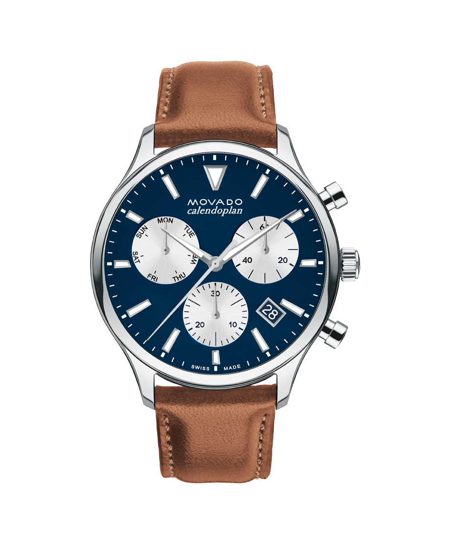 MOVADO HERITAGE CALENDOPLAN CHRONOGRAPH - 3650161