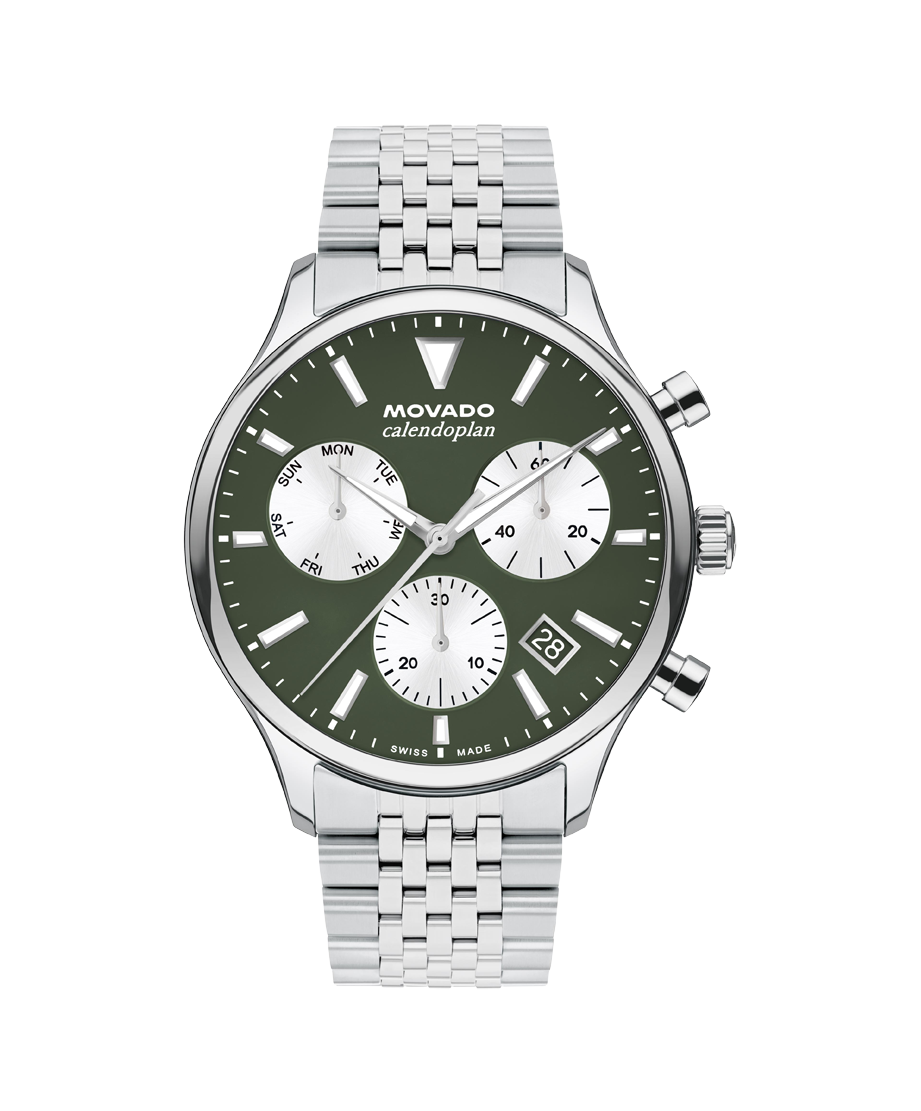 MOVADO HERITAGE CALENDOPLAN CHRONOGRAPH - 3650166