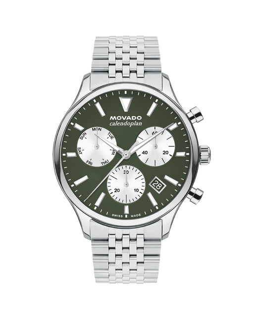 MOVADO HERITAGE CALENDOPLAN CHRONOGRAPH - 3650166
