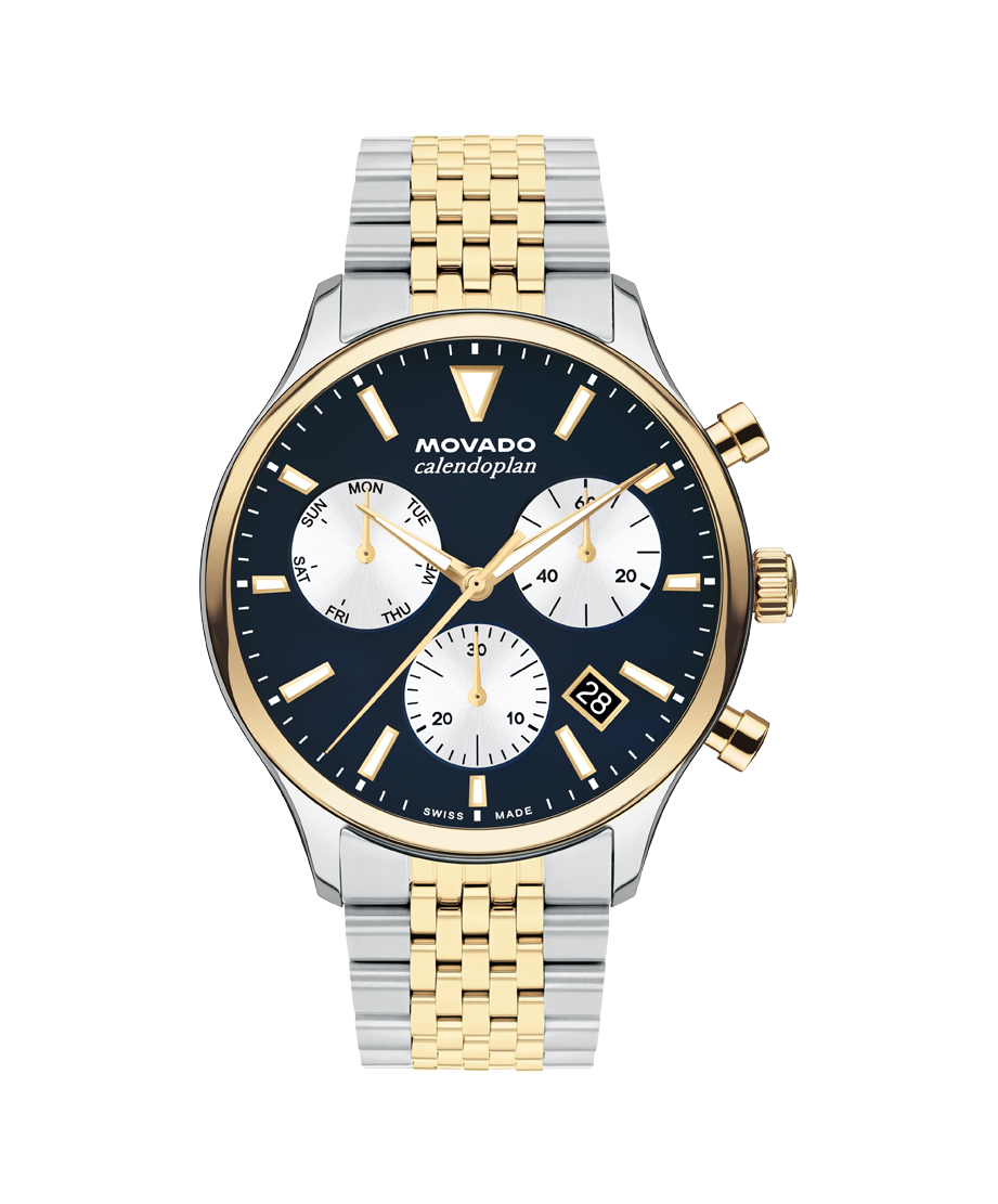 MOVADO HERITAGE CALENDOPLAN CHRONOGRAPH - 3650211