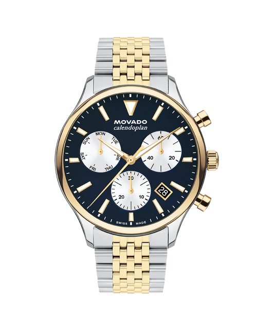 MOVADO HERITAGE CALENDOPLAN CHRONOGRAPH - 3650211