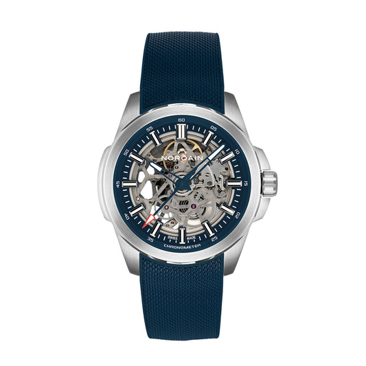 NORQAIN Independence 42mm Skeleton Blue N3000.07S01.B02