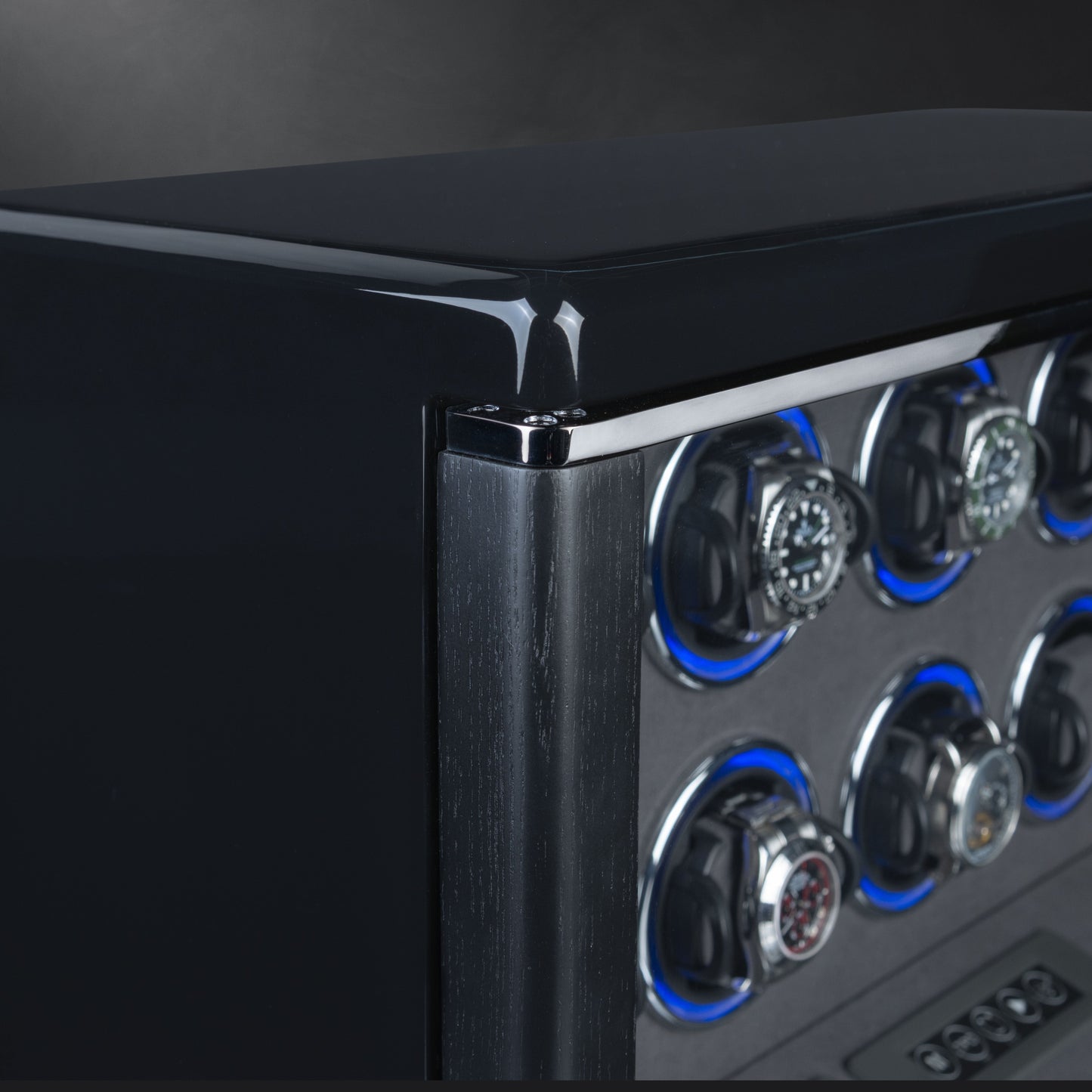 Chicago Black 8 Watches