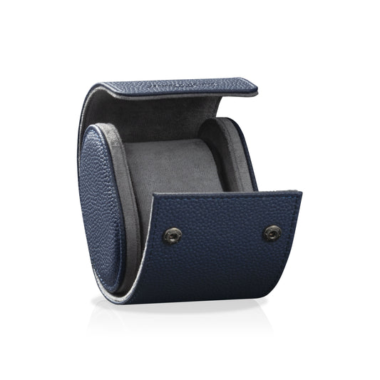 Charles Single Watch Roll Blue & Anthracite