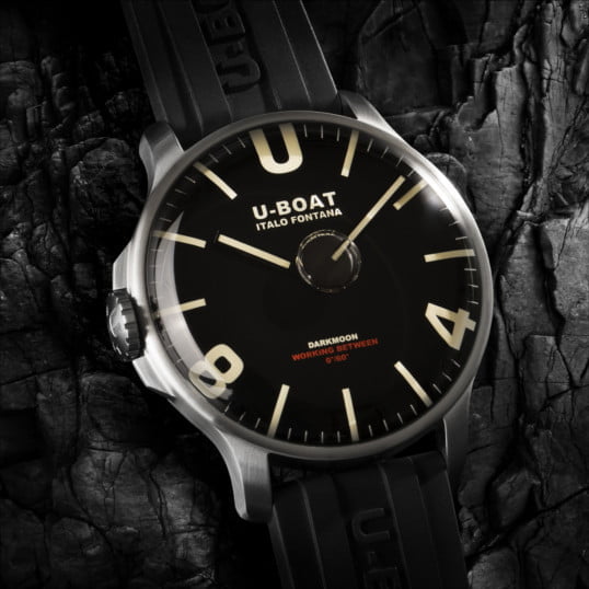 U-BOAT DARKMOON 44MM BLACK SS CODE 8463/B