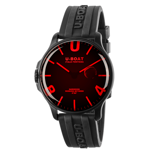 U-BOAT DARKMOON 44MM RED GLASS IPB CODE 8466/B