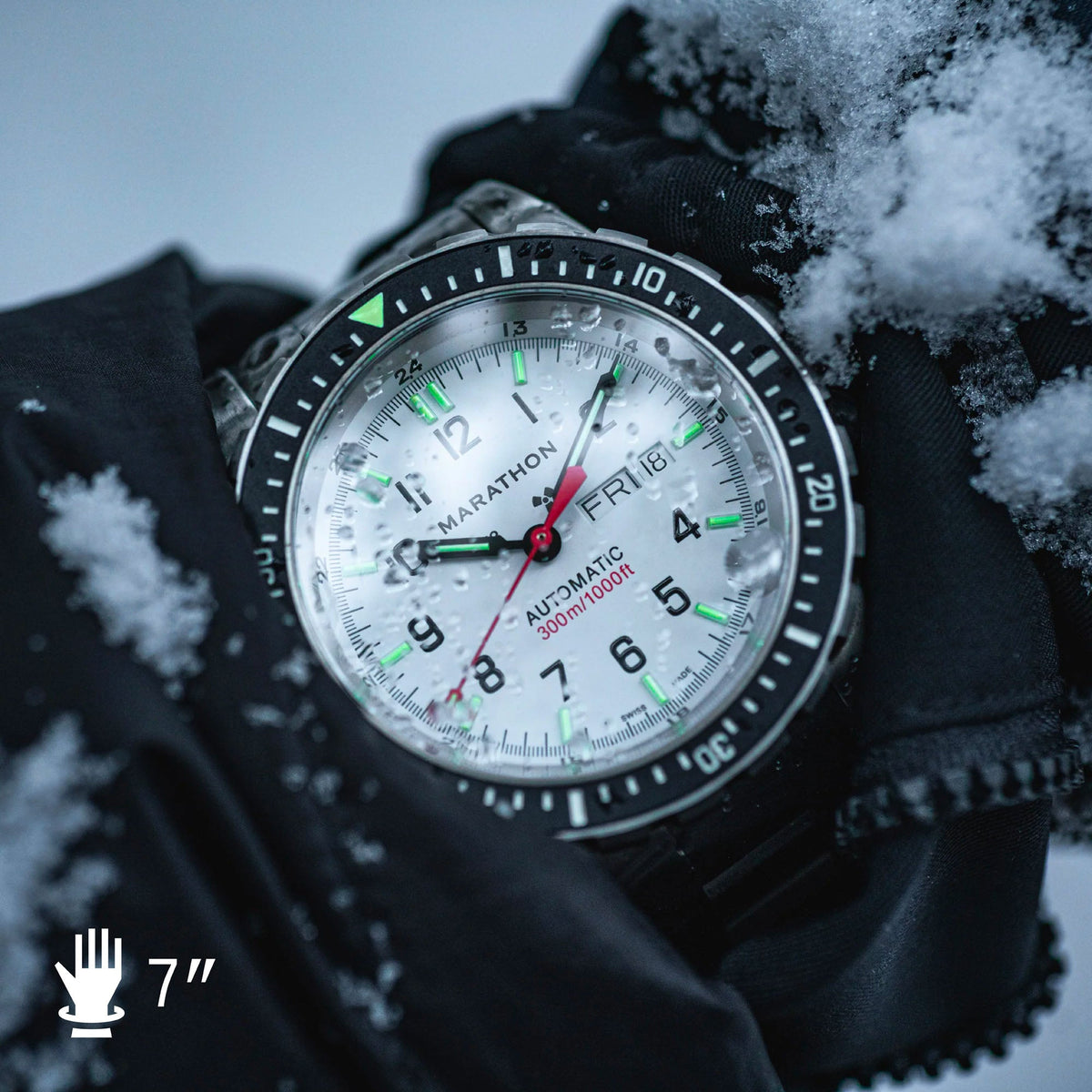Marathon 46mm Arctic Edition Jumbo Day/Date Automatic (JDD)