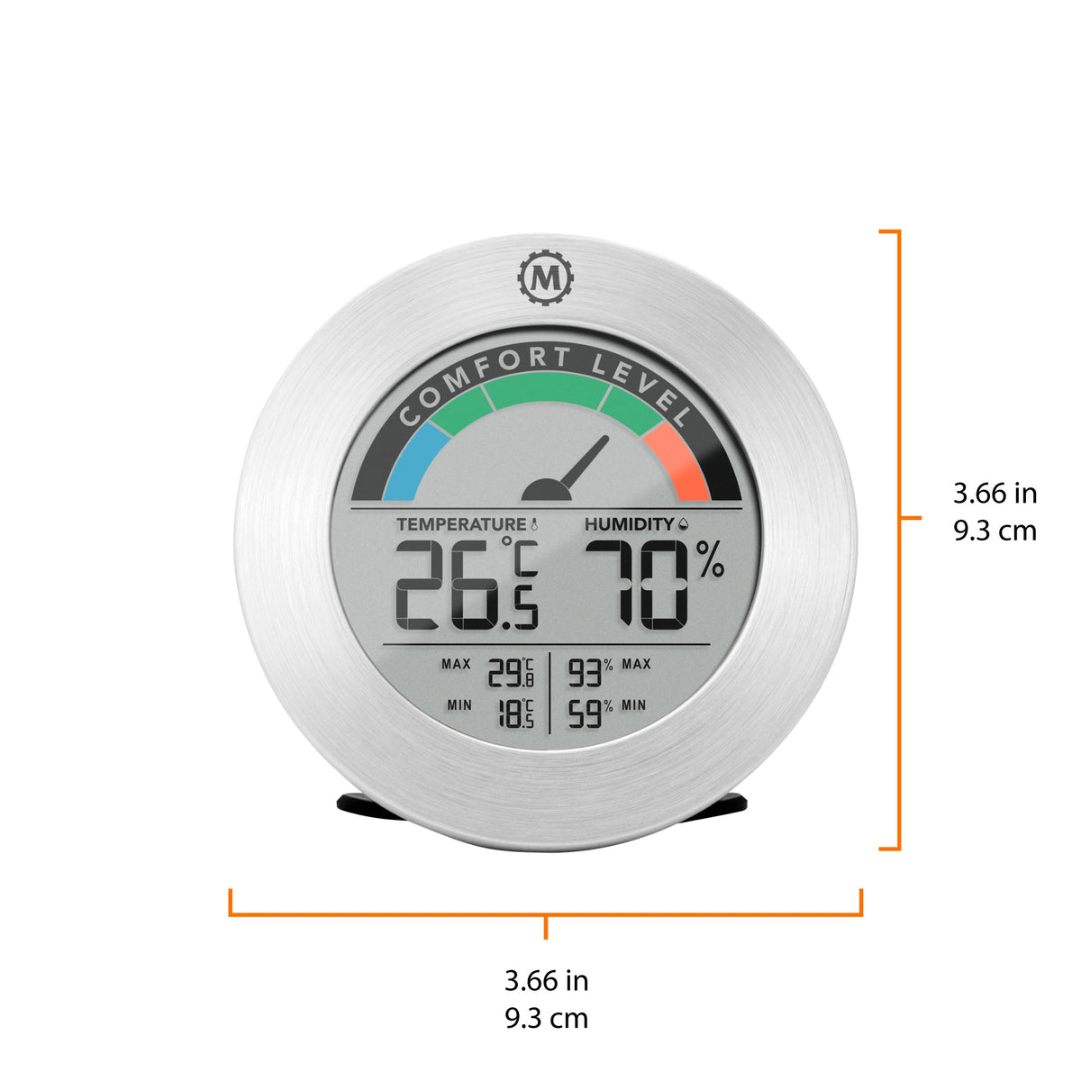 Marathon Digital Hygrometer with Temperature and Humidity