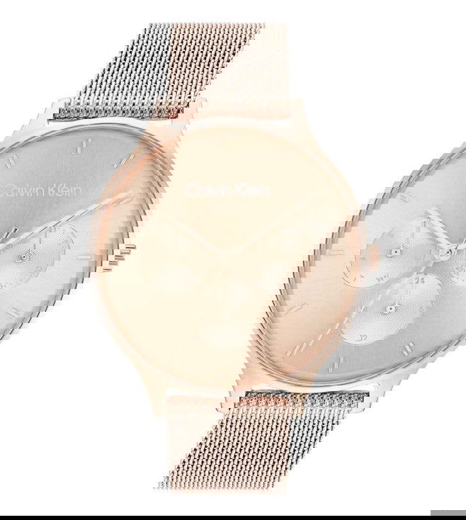 CALVIN KLEIN MULTIFUNCTION ROSE GOLD PLATED DAY 25200102 - WatchDNA | Connecting a network of jewellers with watch enthusiasts