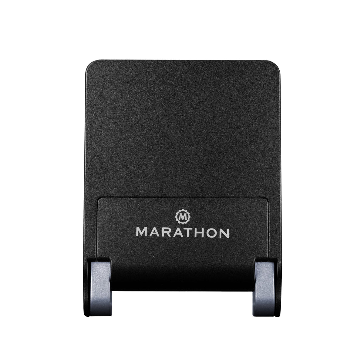 Marathon Compact Travel Alarm Clock with Built-In Phone Stand