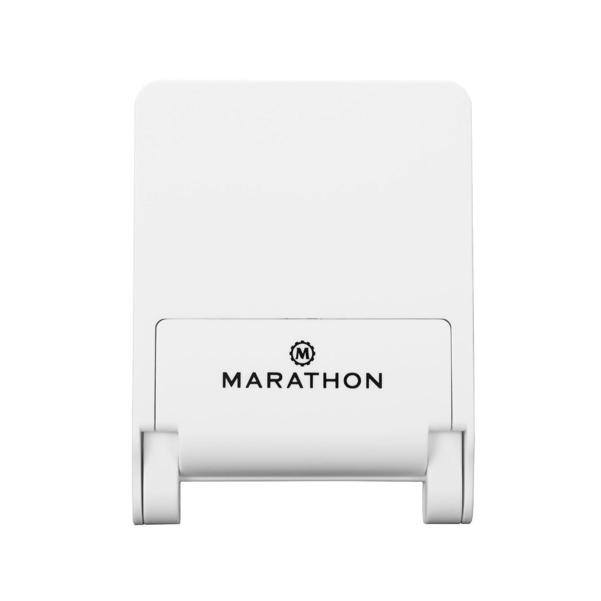 Marathon Compact Travel Alarm Clock with Built-In Phone Stand