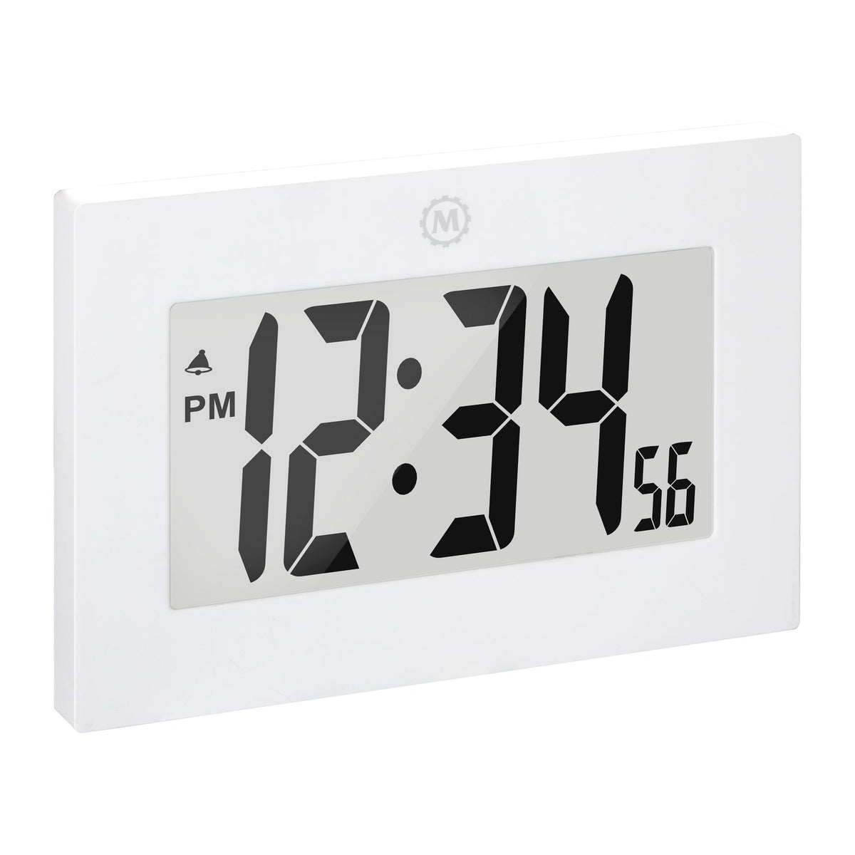 Marathon Clock, Large LCD display, white color (5/10)