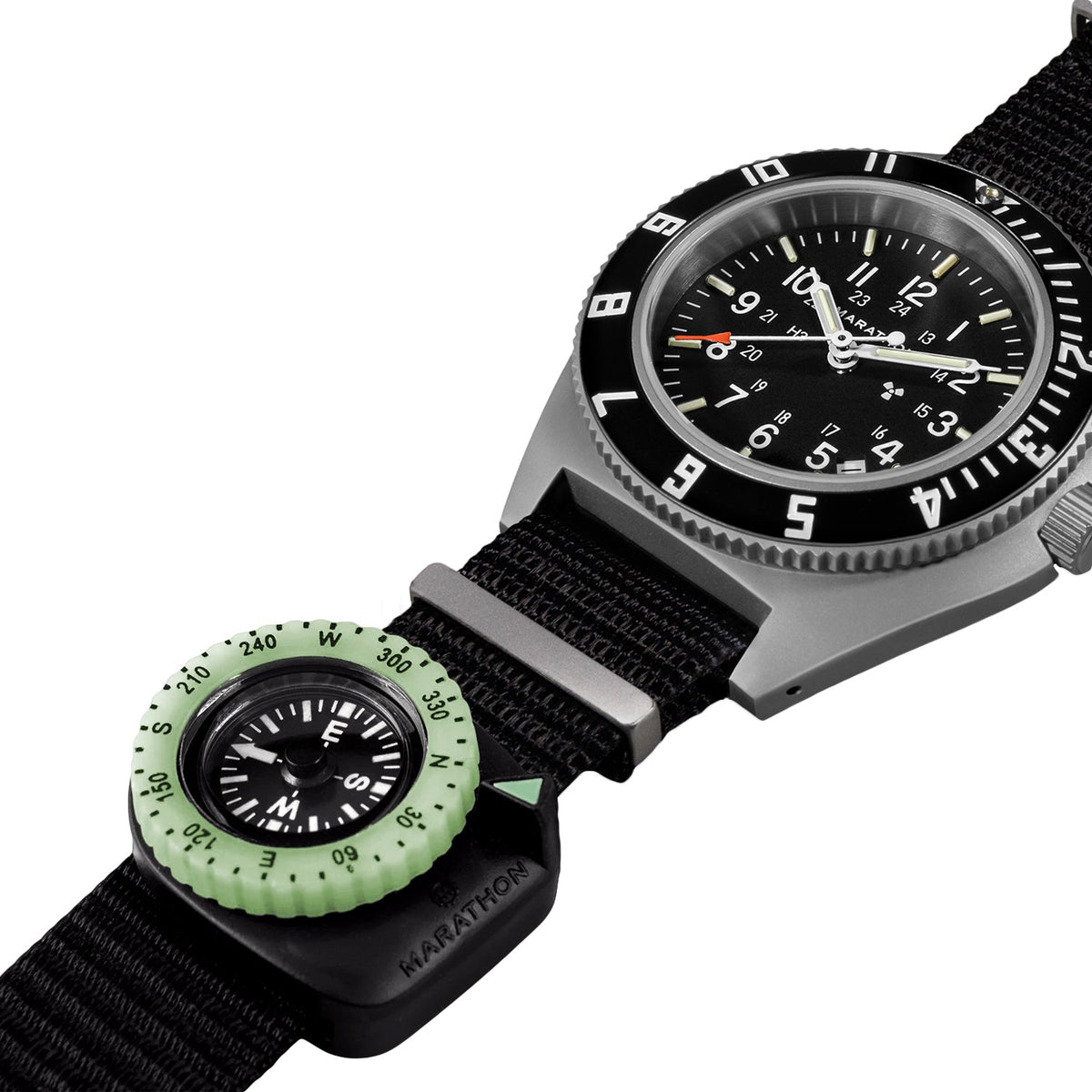 Marathon Glow-in-the-Dark Clip Compass