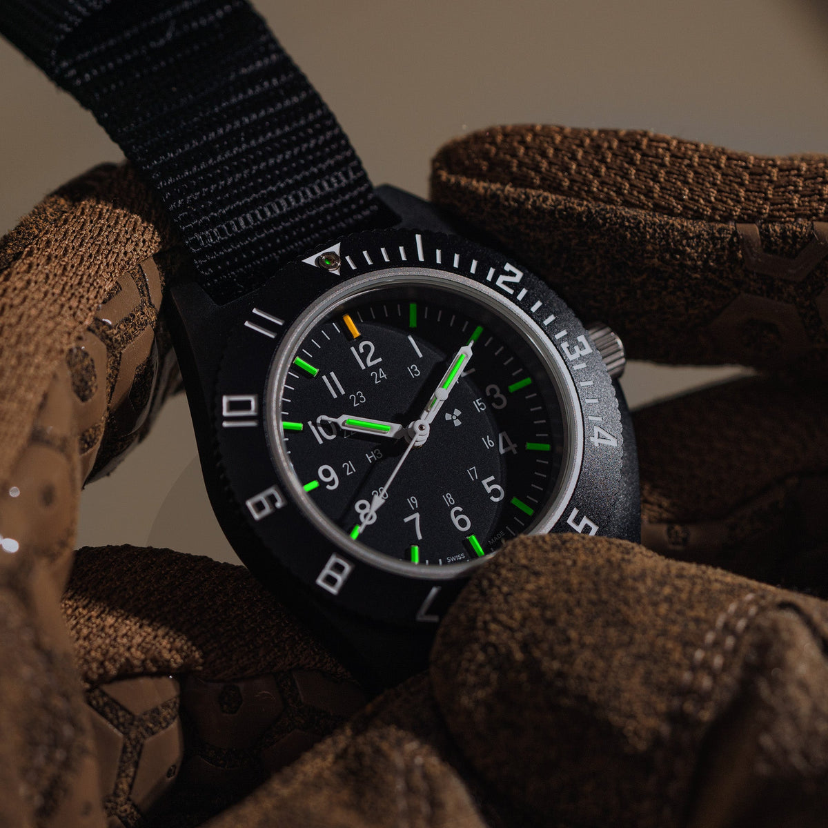 Marathon 41mm CeraShell Quartz NAV on Ballistic Nylon Strap