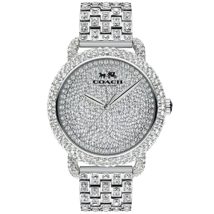 Coach Ladies' COACH Delancey Crystal Pave Stainless Steel Watch '14502364 - WatchDNA | Connecting a network of jewellers with watch enthusiasts