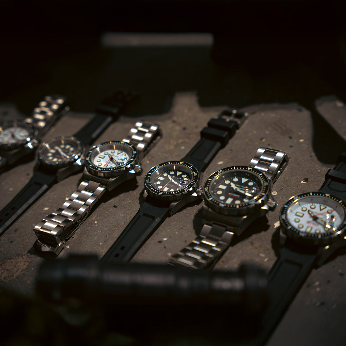 Marathon 36mm Original SAR w/ Date on 3-Piece Rubber Strap Kit (OSAR-D)