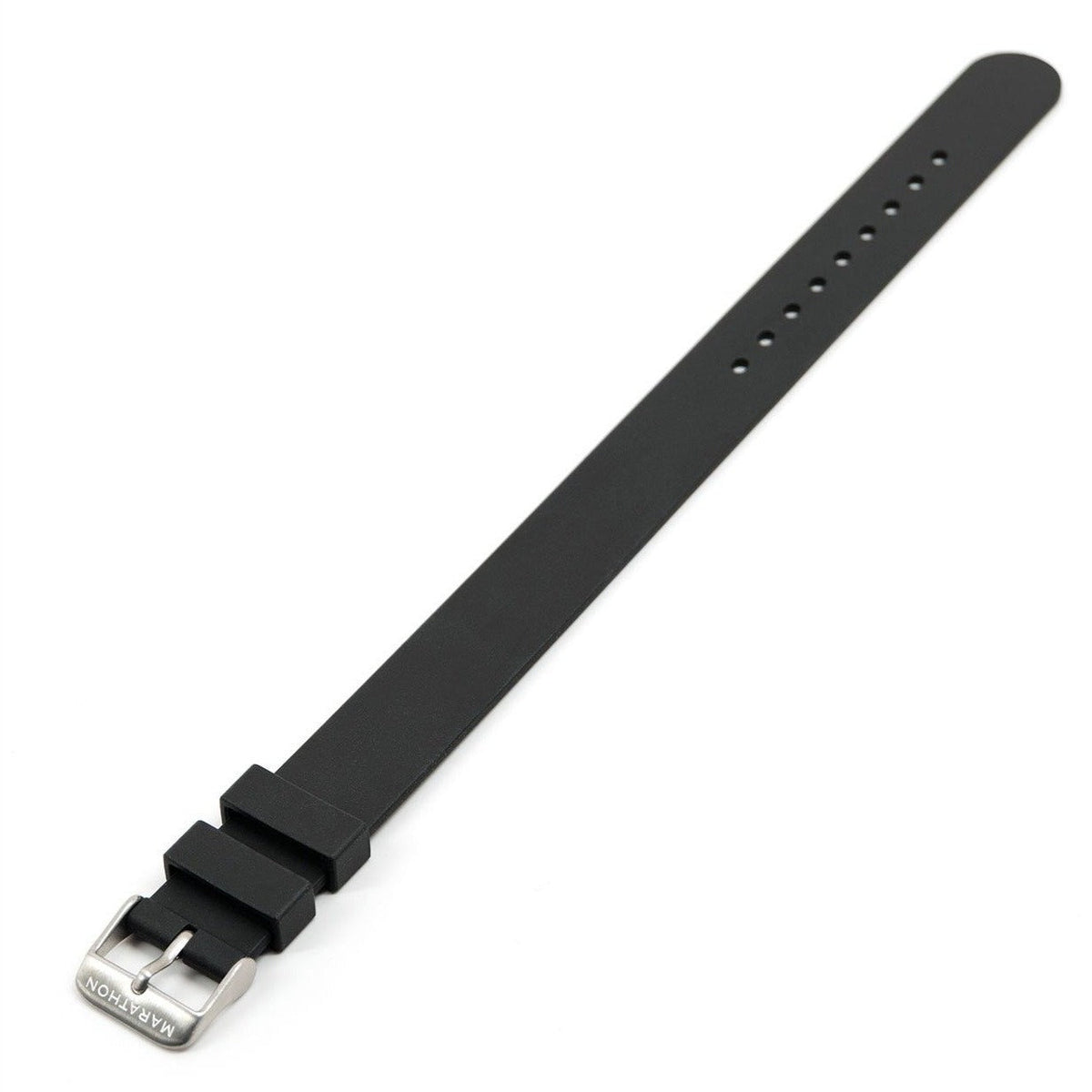 18mm Single-Piece Rubber Watch Band/Strap - marathonwatch